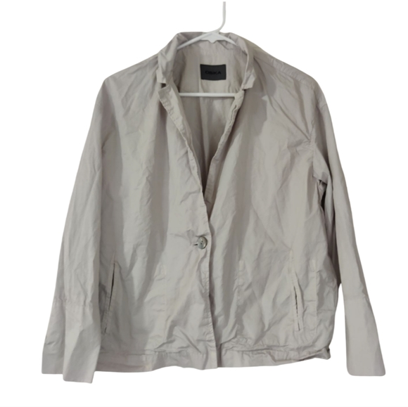oska Jackets & Blazers - OSKA Grey Cotton Jacket